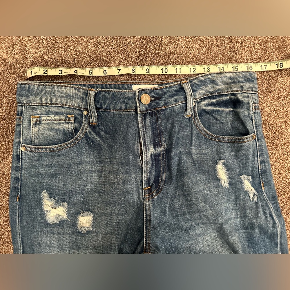 Insane Gene High Rise Straight Distressed Jeans - Picture 12 of 12